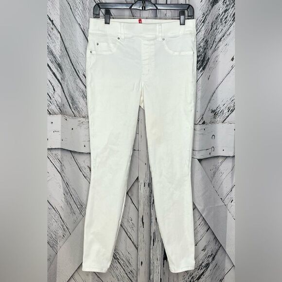 Spanx Skinny Leg Jeans Pull On White Sz. M/M - Picture 1 of 7